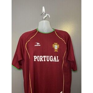 Portugal Jersey Mens One Size Red Soccer Drako Fan Shirt Short Sleeve Crest